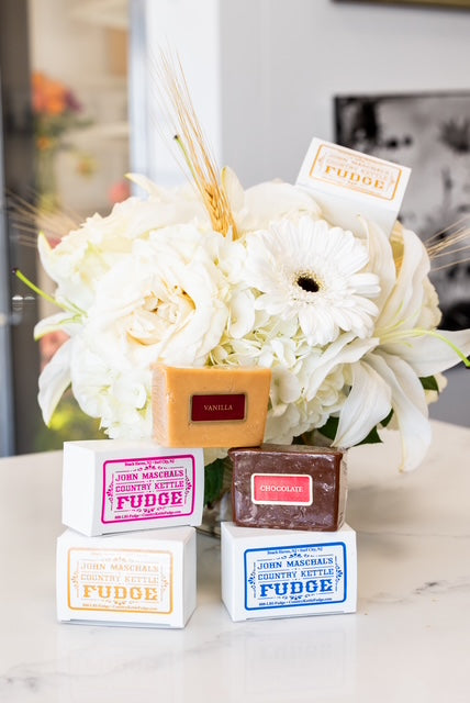 Small box of fudge or taffy